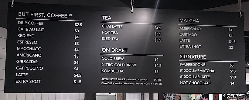 Alfred Coffee Menu - Best Coffee 2022