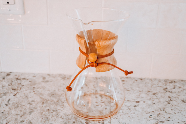 The Mrs. put our Chemex through the dishwasher. It came out very