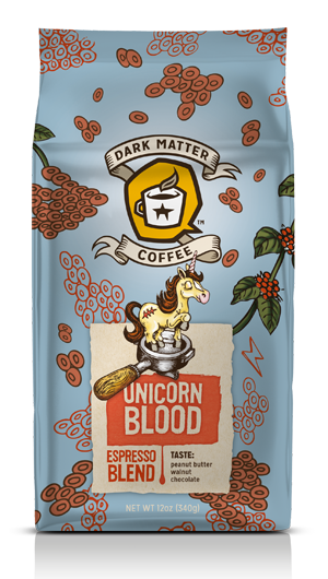 dark matter coffee Unicorn Blood espresso blend