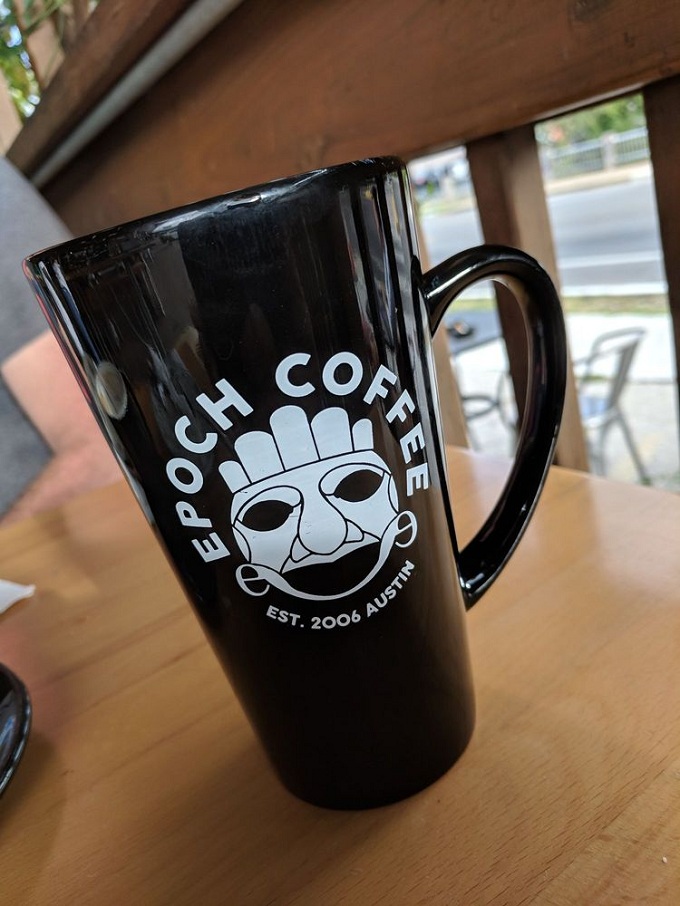 epoch coffee cup