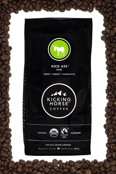 Kicking Horse Coffee, Kick-Ass, Dark Roast, Whole Coffee Bean