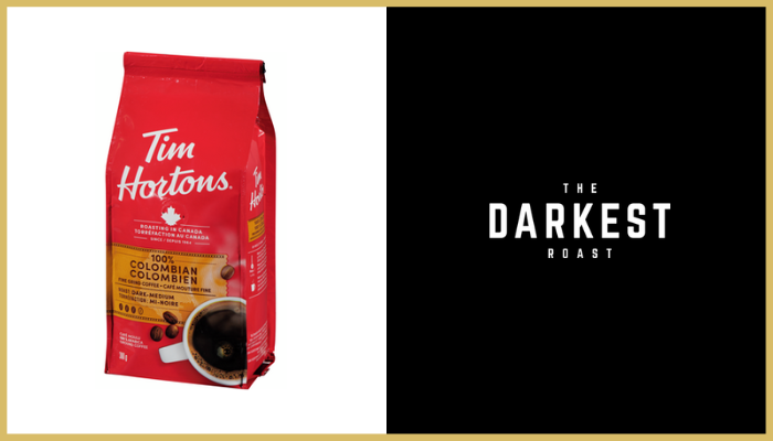 New Tim Horton's Dark Roast Coffee